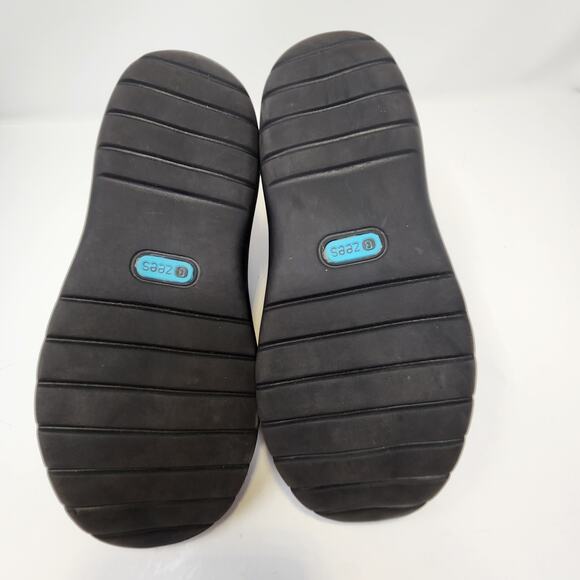 Bzees Weekend Wedge Ankle Boots Booties Brown Fabric Women Size 8M Comfort Zip - Picture 9 of 9